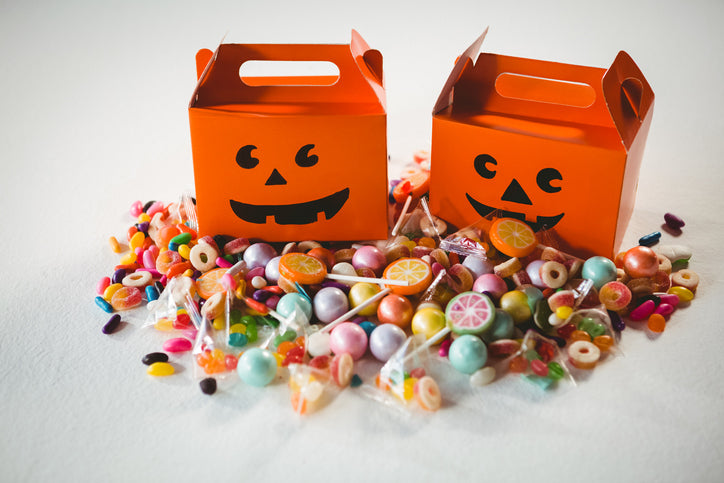 Personalised Halloween Chocolate Letterbox Gift Hamper - Kids Sweets & Treats