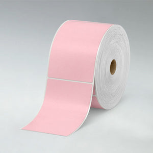 Stomp Sample Pack 4" x 6" / Pink Flood-Coated Direct Thermal Labels - 1" Core