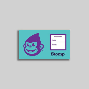 Stomp Business Cards Appointment Cards with Peel-Off Square