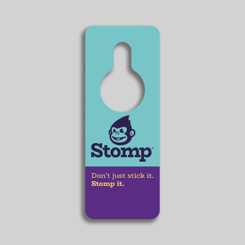 Door Knob Hangers No Slit Free Shipping Stomp Stickers