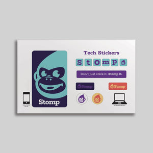 Stomp Tech Stickers Rectangle Tech Stickers