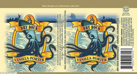 dry dock porter label