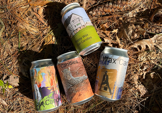 Happy Wax Can Candles