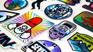 Design Inspiration: 12 Holographic Sticker Designs That Shine