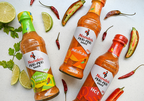 Colorful Hot Sauce Labels