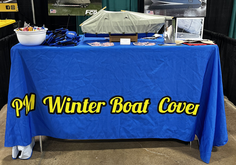 Custom Table Throw for PM Winter Boat Covers