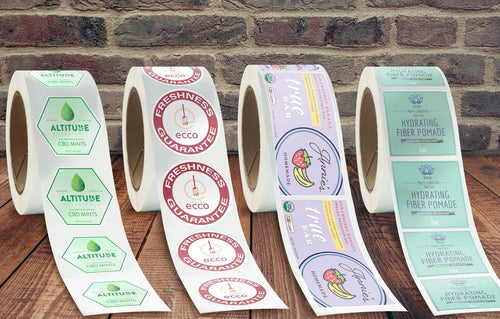 Custom Paper Roll Labels - $30 for 100