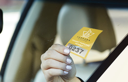 Parking Permit Stickers | Easy to Design | Stomp Stickers