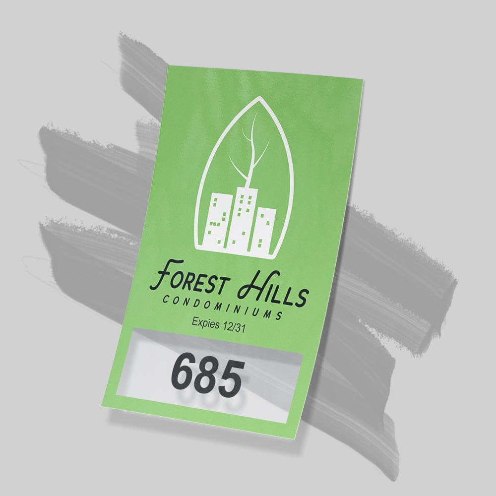 Parking Permit Stickers | Easy to Design | Stomp Stickers