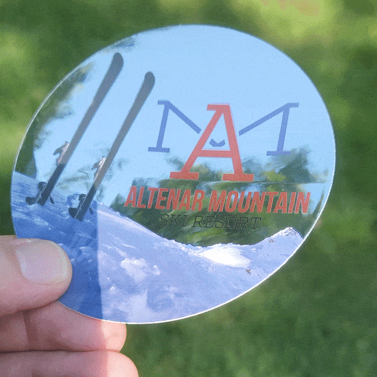 Mirror Custom Die Cut Stickers | Instant Proofs | Free Shipping – Stomp ...