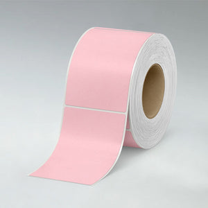 Stomp Sample Pack 4" x 6" / Pink Flood-Coated Direct Thermal Labels - 3" Core