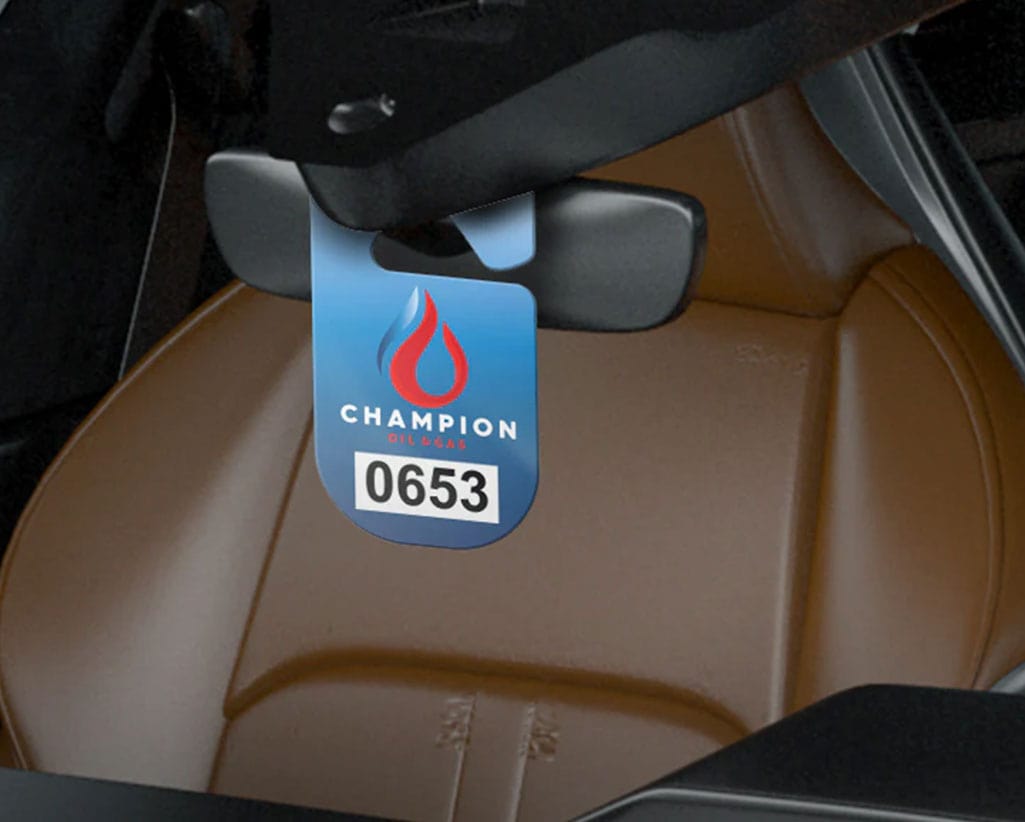 Hang Tag Parking Permits | Free Shipping | Stomp Stickers