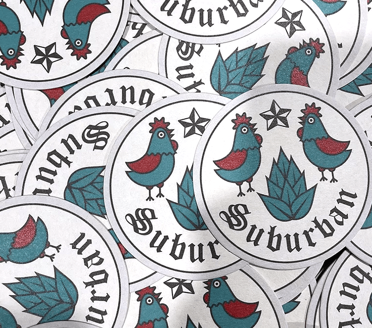 Sticker Coasters Custom Coasters | Instant Proofs | Stomp Stickers