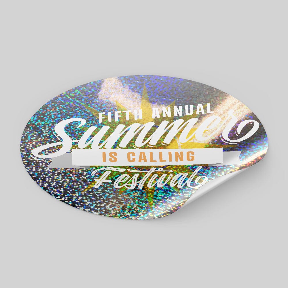Glitary Sticker Custom Glitter Stickers | Free Shipping | Stomp – Stomp Stickers