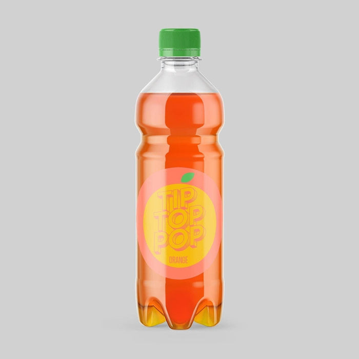 12 oz Soda Bottle Labels - Circle