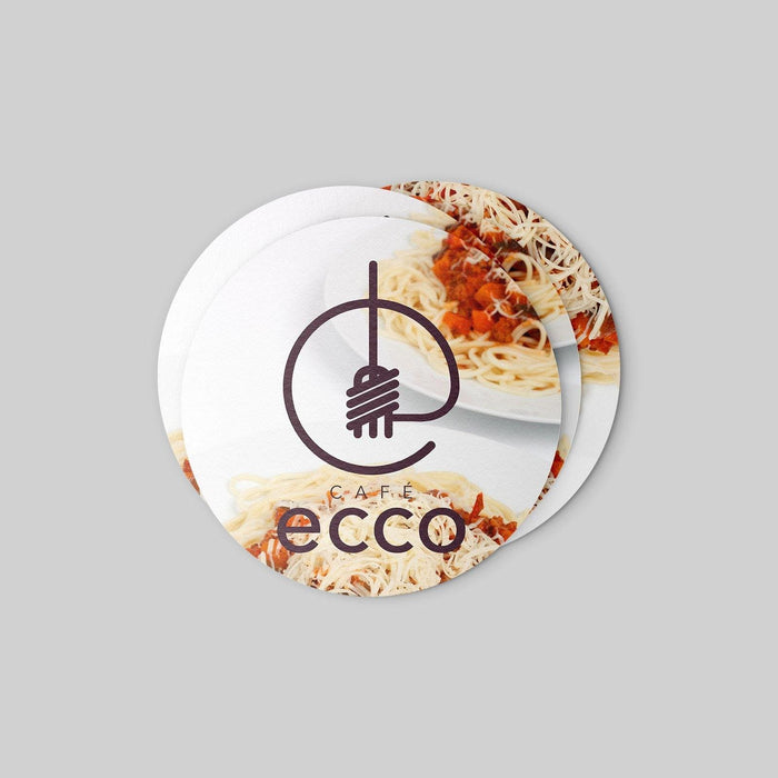 Circle Restaurant Coasters (Pulpboard)