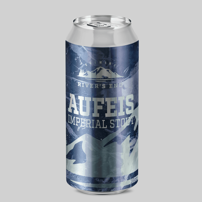 Silver 16 oz Beer Can Labels
