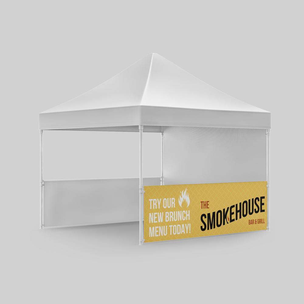Restaurant Canopy Tent Half Walls (Set of 2)