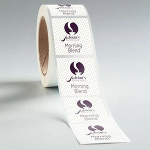 Stomp Other Beverages - Labels Square Glossy Coffee Labels (Waterproof)