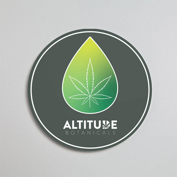 Circle Cannabis Stickers