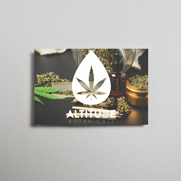 Rectangle Cannabis Stickers