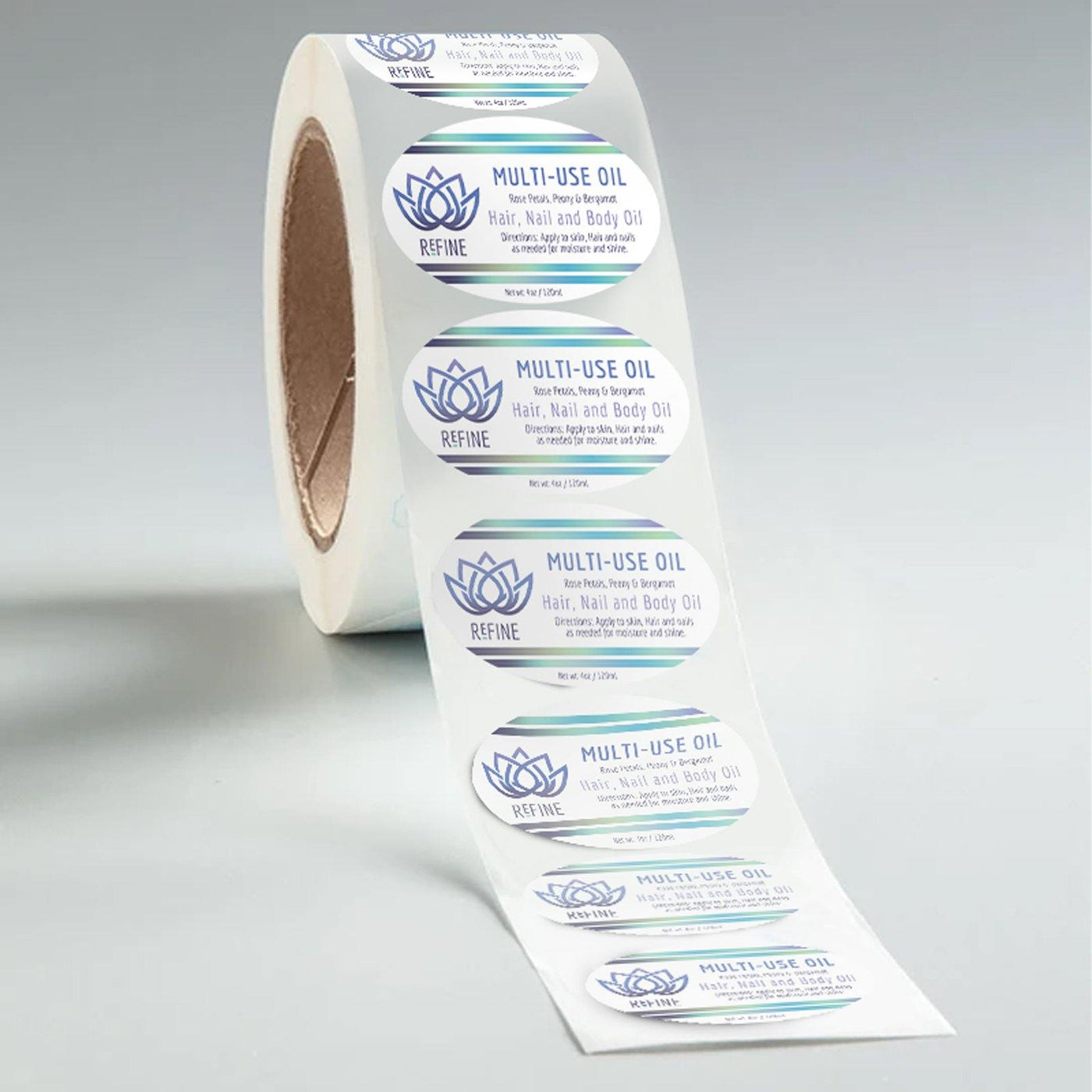 Prodex Labls Oval Paper Product Labels | Free Shipping – Stomp Stickers