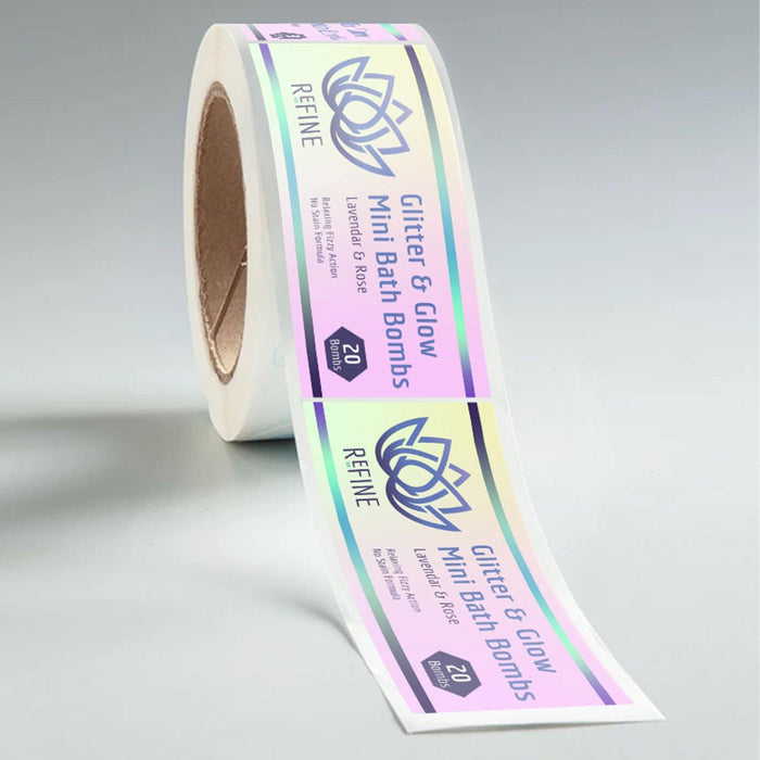 Rectangle Glossy Tin Labels (Waterproof)