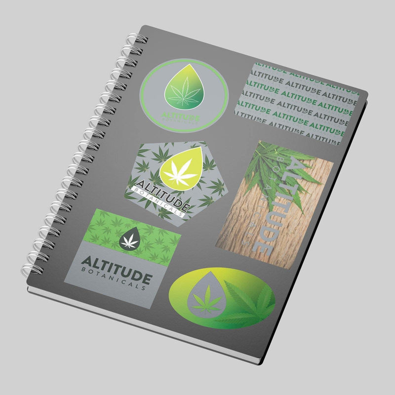 Clear Round Corner Rectangle CBD Stickers | Instant Proofs – Stomp Stickers