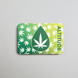 Stomp Cannabis - Magnets Round Corner Rectangle Indoor Cannabis Magnets