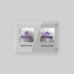 Stomp Labels Square Silver Roll Labels (Waterproof)