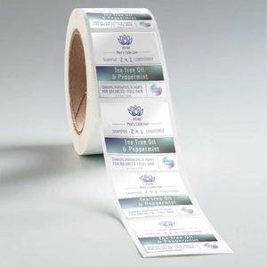 Stomp Labels Square Glossy Roll Labels (Waterproof)