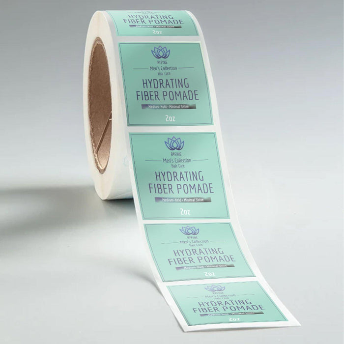Square Paper Tin Labels