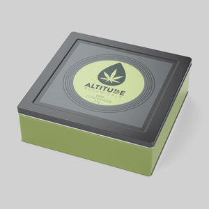 Stomp Cannabis - Labels Clear Square Cannabis Labels (Waterproof)