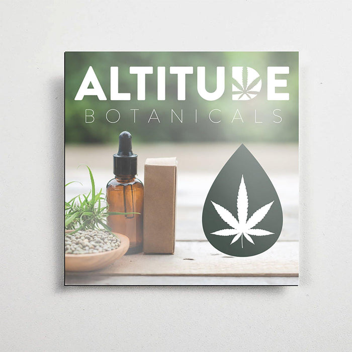Square Outdoor Cannabis Magnets