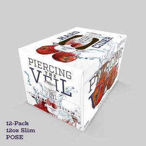 Stomp Packaging 12-pack 12 oz Slim Can Boxes (POSE) Hard Cider Multipack Boxes