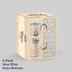 Stomp Packaging 4-pack 12 oz Slim Can Boxes (AB) Kombucha Boxes