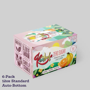 Stomp Packaging 6-pack 12 oz Can Boxes (AB) Kombucha Boxes