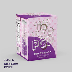 Stomp Packaging 4-pack 12 oz Slim Can Boxes (POSE) Soda Boxes
