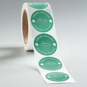 Stomp Health Product - Labels Circle Paper Health Product Labels