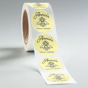 Stomp Honey - Labels Circle Paper Honey Labels