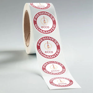 Stomp Food Delivery - Labels Circle Paper Food Delivery Labels