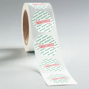 Stomp Food Delivery - Labels Custom Die Cut Paper Food Delivery Labels
