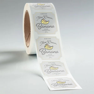 Stomp Health Product - Labels Clear Custom Die Cut Health Product Labels (Waterproof)