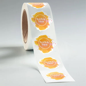 Stomp Other Beverages - Labels Custom Die Cut Glossy Tea Packaging Labels (Waterproof)