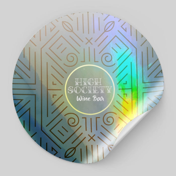 Holographic Circle Stickers