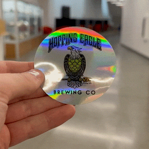 Stomp Stickers Holographic Circle Stickers