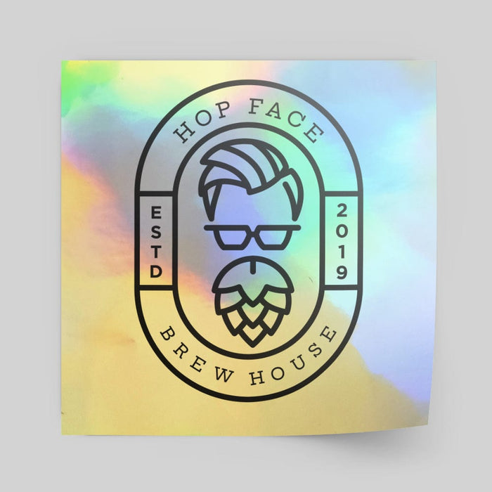 Holographic Sticker Pack - 3 Square Vinyl Stickers - Limited Edition