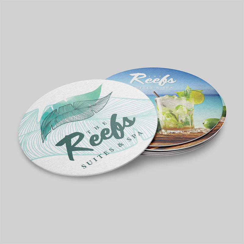 Custom Circle Coasters | Easy to Design, Free Shipping | Stomp Stickers