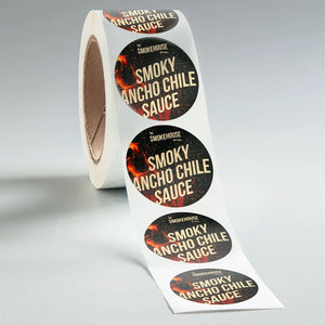 Stomp Hot Sauce - Labels Circle Paper Hot Sauce Labels