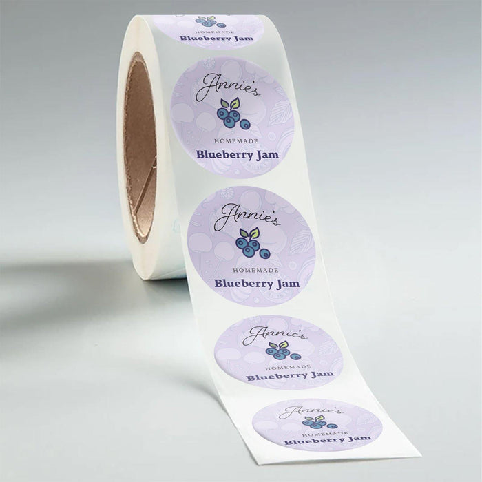 Circle Paper Jam & Jelly Labels